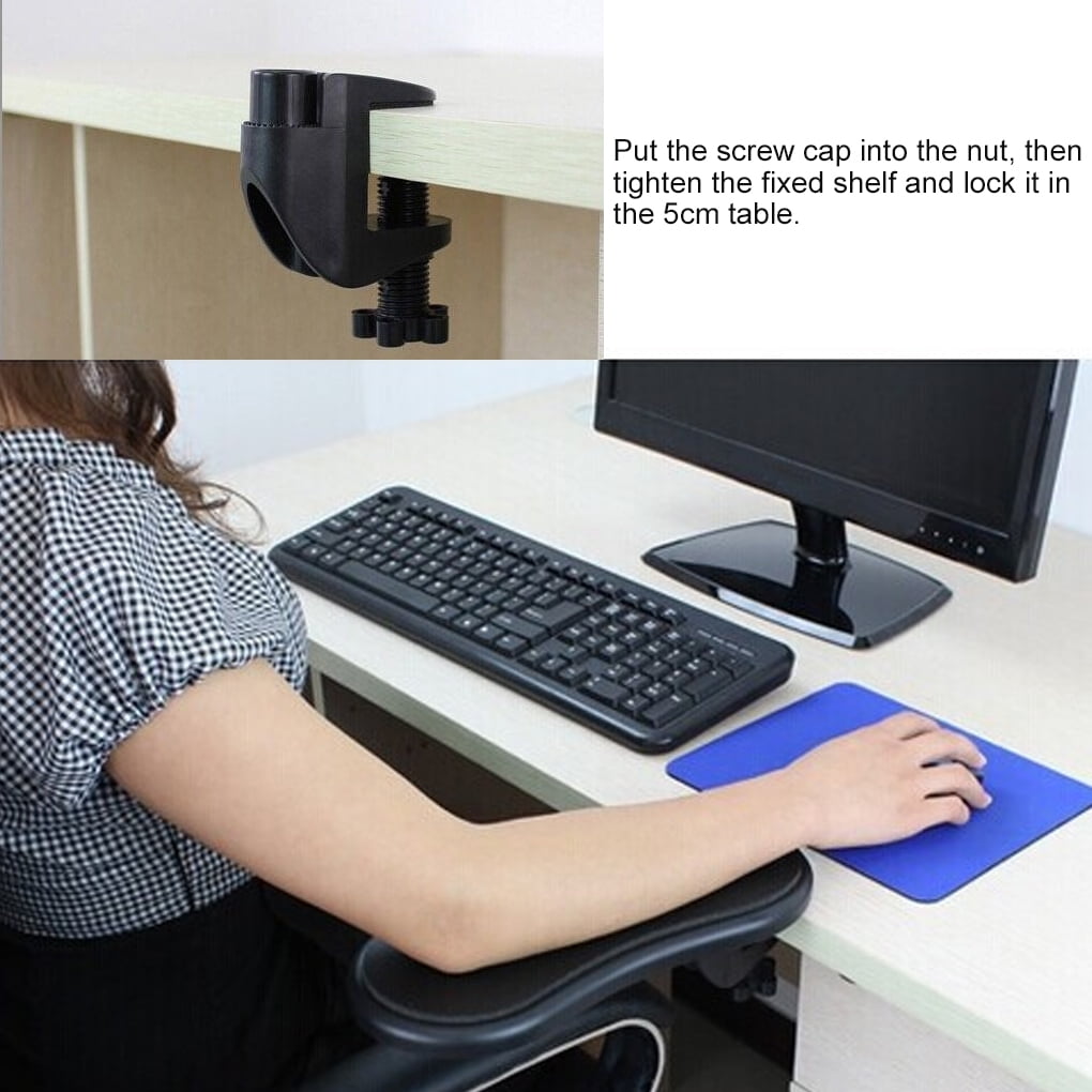 Buy Universal Rotating Computer Arm Rest Pad Ergonomic Adjustable PC