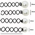 thumbnail image 4 of 5pcs Pearl Spiral Hair Bun Makers,French Twist Hair Clip,Pearl Spiral Twist Screw Hair Pins Spin Pins Bun Stick Pick for Women Bun Hair Style DIY (16), 4 of 5