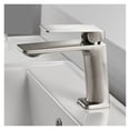 thumbnail image 3 of G3/8 Basin Faucet Brushed Nickel Bathroom Sink Faucet, Single Handle Hole Faucet Basin Taps Hot Cold Mixer Tap, 3 of 13