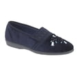 thumbnail image 1 of Sleepers Womens Inez Gusset Throat Patterned Slippers, 1 of 2