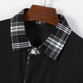 thumbnail image 5 of CHUMUD Mens 2 Piece Outfit Set Tracksuits Button Down Shirts jJackets and Shorts Summer Beach Vacation Lounge Workout Short Sleeve Plaid Sets Everyday, 5 of 9