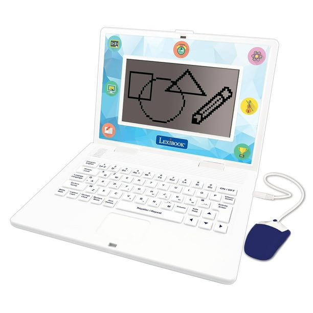 Lexibook educativo para computadora portátil bilingüe inglés/español para niños
