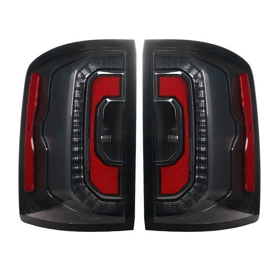Halogen Upgrade LED Tail Lights For 2014-2018 GMC Sierra 1500 2500/3500HD LH  RH