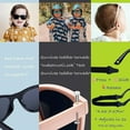 thumbnail image 6 of 2x Flexible Baby Sunglasses with Strap Polarized UV Protection for Toddler Infant Newborn Boy Girl Age 0-24 Months, 6 of 8