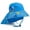 Blue, variant on Kids Nylon UPF 50+Sun Hat for Toddler Boys and Girls,Blue