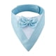 thumbnail image 1 of Zhuge Bandana para perros 1 pieza, mezcla de poliéster ligera de secado rápido, baberos tipo bufanda triangular, pañuelo ajustable para perros, regalo para mascotas, S, azul claro, 1 of 3