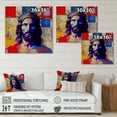 thumbnail image 4 of Designart Pop Art Jesus Portrait II Canvas Wall Art, 4 of 5