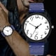 thumbnail image 5 of Reloj de cuarzo para hombre de moda simple Reloj de pulsera con correa de cuero PU Regalo (Azul), 5 of 6