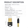thumbnail image 3 of Adaptador Dongle Usb Bluetooth 5,0 Para Pc, Transmisor Receptor De Audio Inalámbrico Bluetooth Portátil, Adaptador Dongle Bluetooth De Baja Potencia Cateissary EL016350-00, 3 of 5