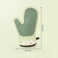 thumbnail image 2 of CRILSTYLEO 2Ud Guantes Aislantes Para En Silicona Verde Con Textura Antideslizante Para Hogar, 2 of 8
