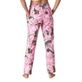 thumbnail image 6 of TrailCrest Women's Open Bottom Cotton Blend Cozy Sweatpants With 3 Pockets Yoga Lounge Hunting, XS, Pink Camo, 6 of 7