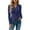 Blue, variant on Fall Womens Sweater Solid Ribbed Knitted Long Sleeve V Neck Knot Slim Fit Fall Winter Clothes White