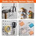 thumbnail image 6 of ENJOYWOOD 22 Piece Pegboard Accessories and Hooks Set,Clear Pegboard Cups, 6 of 8