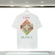 thumbnail image 1 of Casablanca 23 Primavera y novedad de verano estilo Fantasy Gate Starry Sky Castle casa letra logo camiseta de manga corta para parejas8217 blanco, 1 of 4