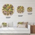 thumbnail image 4 of Designart 'Impression of Rustic Cottage In The Woods' Traditional Wood Wall Clock, 4 of 5