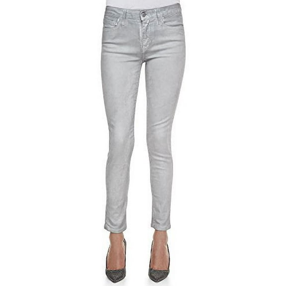 Joe's Jeans Women's Super Chic High Water Jean In White Out Colors, Ash 24