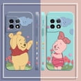 thumbnail image 5 of Case For Oneplus 5 6 9 9R 8 8T 7 7T A3 2 2V NORD 3 2 Lite Pro Simple Liquid Silicone Case Piglet Winnie the Pooh Bear, 5 of 5