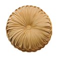 thumbnail image 1 of Pure Color Model Room Pillow Pumpkin Living Room Pillow Sofa Round Soft Fabric Cushion Good Elasticity, 1 of 7