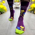 thumbnail image 2 of What's Your Flower Color Socks from the Sock Panda, 2 of 7