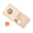 thumbnail image 3 of Child Educational Toy,  Simulation Fine Workmanship Parent Child Fun Toy Composite Wood Glossy Finish  For Kid Entertainment Target Box,Drawer Box,Pitching Box,Textile Drum,Coin, 3 of 8