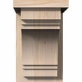 thumbnail image 2 of 7 1/2"W x 12"D x 12"H Pescadero Smooth Corbel w/Backplate, Douglas Fir, 2 of 9