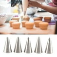 thumbnail image 4 of Ensemble de 5 Pcs de Tuyaux en Acier Inoxydable pour Décoration de Gâteaux, Cupcakes, Biscuits, 4 of 9