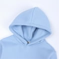 thumbnail image 5 of Generic Long Sleeve Fleece Hoodie For Children Toddler Boys Girls Pullover Sweatshirt Children Solid Plus Babies Hooded Color Top Coat Girls Tops Cute Holiday-Themed Hoodie For Boys And Girls, 5 of 7