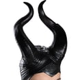 thumbnail image 3 of Womens Deluxe Black Maleficent Evil Witch Costume Accessory Horns Headpiece, 3 of 4