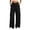 A-Black, variant on SYwaren Women's Cargo Pants Casual Button Multi Pocket Solid Color Athletic Fall Winter Utility Lounge Sweatpants
