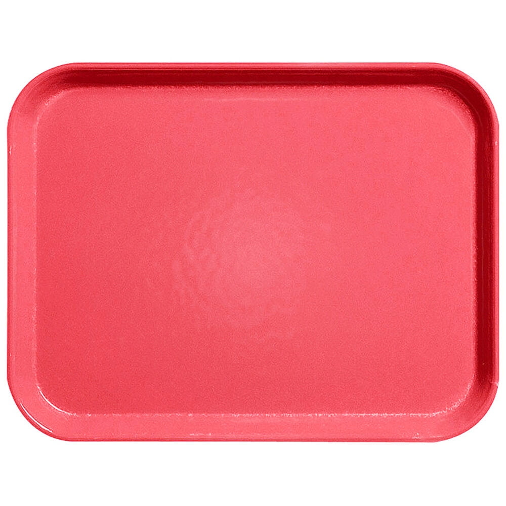 Cambro 18" x 26" Fiberglass Food Trays, Economy Line, 12PK, Red, 1826CL