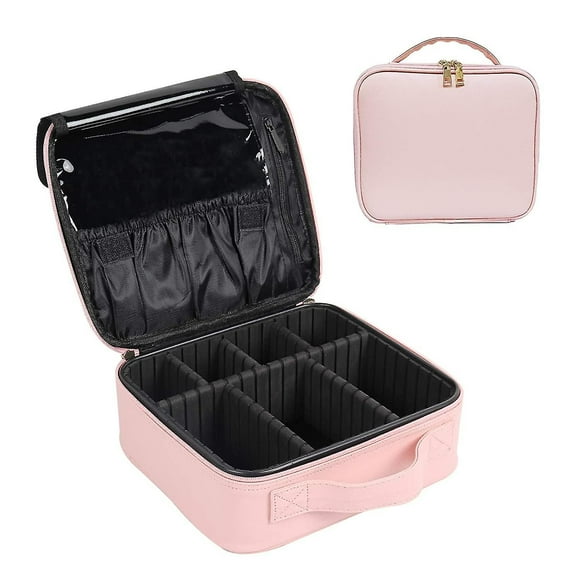 3 Pack Clear Toiletry Bag, Toiletry Bag Quart Size Bag, Travel Makeup Cosmetic Bag For Women Men - Pink
