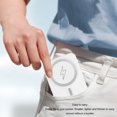thumbnail image 6 of Riousery Wireless Portable Charger 10000mAh Magnetic Power Bank 15W PD Fast Charging LED Display Battery Pack for iPhone 14 13 12 Mini White (5.51 inches / 14.00 cm), 6 of 9