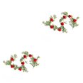 thumbnail image 2 of Bearachild Guirnalda de flores Navidad Plantas artificiales Artesanía Seda ligera Colgante de boda Decoraciones para el salón Type1 NO1 Bearachild CBP498792, 2 of 5