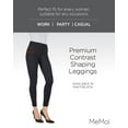 thumbnail image 2 of SlimMe Premium Contrast Shaping Leggings - Womens - Female, 2 of 7