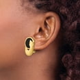 thumbnail image 3 of Primal Gold 14 Karat Yellow Gold Onyx Fancy Earrings, 3 of 4