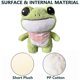 thumbnail image 4 of Juguete de peluche de rana de 11,8 pulgadas, muñeco de peluche de rana linda de dibujos animados, rana de pie suave, decoración del hogar, regalo para niños, niñas y niños, 4 of 8