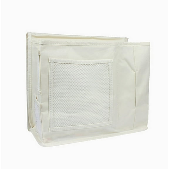 INTSUPERMAI 6 Pockets Sofa Bed Bedside Storage Caddy Hanging Pocket Organizer for Room Remote Dorm College Beige