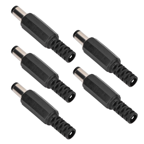 Adaptador De Enchufe De CC, 5 Unidades De Alimentador CC De 2,1 Mm X 5,5 Mm