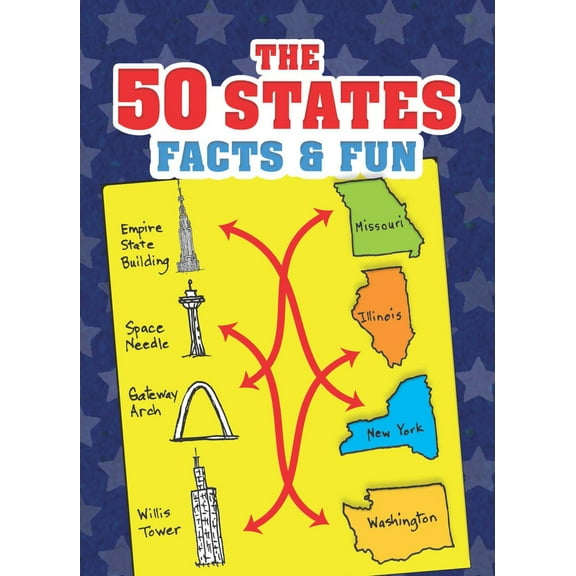 Pre-Owned The 50 States Facts & Fun (Paperback) 0486475247 9780486475240