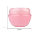 thumbnail image 3 of Beauticom 6 Jars 50G/50ML Round Frosted Container Jars with Inner Liner and Lid - Pink, 3 of 3