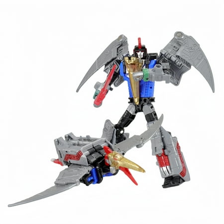 Szxc Transformer Toys Deformation Dinoking Volcanicus Grimlock Slag Sludge Snarl Swoop Slash Dinobots Combiner 5 in 1 KO Action Figure Model 8.5in(Color : Swoop)