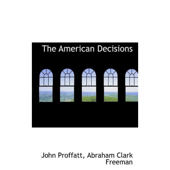 The American Decisions (Paperback)