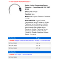thumbnail image 2 of Engine Coolant Temperature Sensor Connector - Compatible with 1987 GMC R1500 - Replacement, 2 of 2