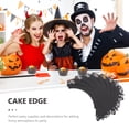 thumbnail image 3 of UPGRATOR 50Pcs Cake Decor Hollow-Out Wrapper For Cake Rims In Black Paper For Summer Beach Party Supplies, 3 of 5