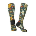 thumbnail image 4 of Balery Cute Animal Forest Fun Novelty Socks Men'S Women'S Crew Socks Funny Crazy Novelty Socks Quirky And Cool Socks, 4 of 9