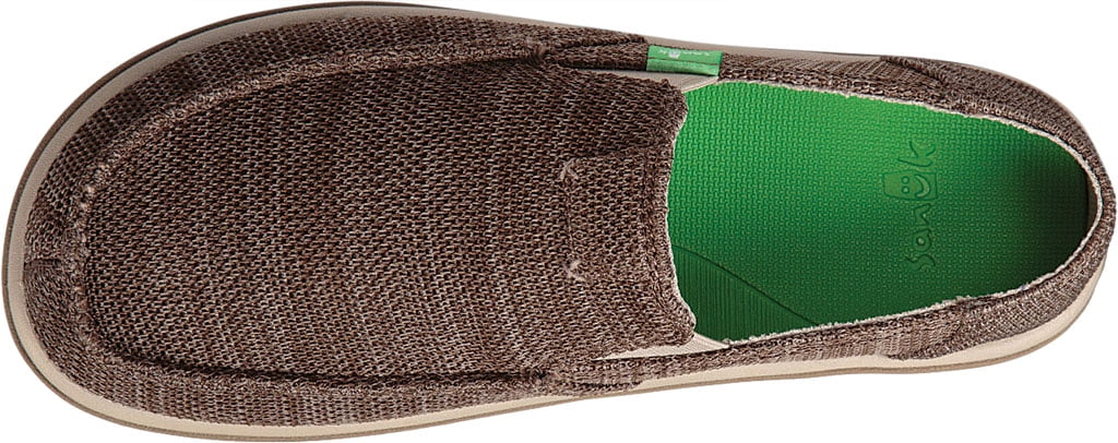 Men's Sanuk Vagabond Tripper Mesh Slip-On Brown Mesh 12 M 