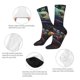 thumbnail image 4 of Fotbe Colorful Patterned Snake Calcetas Largas con Estampado para Hombre y Mujer – Calcetas de Compresión Transpirables y Elásticas, Viajar y Uso Diario Talla 5-11, 4 of 6
