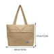 thumbnail image 2 of Bolso Hobo Plumón para Mujer Bolso Ligero Con Múltiples Bolsillos Bolso para Citas Diarias (caqui), 2 of 9