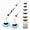 Black, variant on Electric Spin Scrubber, Cordless Bathroom Cleaning Brush with Extendable Handle, 4 Brush Heads, 2 Speeds, Up to 4 Hours for Bathtub, Toilet, Kitchen, Tile Floors