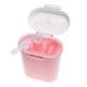 thumbnail image 4 of Dispensador portátil de leche en polvo para bebés, contenedor para almacenar dulces, frutas y alimentos para bebés, color rosa, grande, 4 of 10